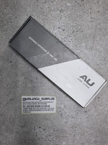 ASE UTRA Dual Short 556 Borelock Suppressor Gen-2, Used, in excellent condition.