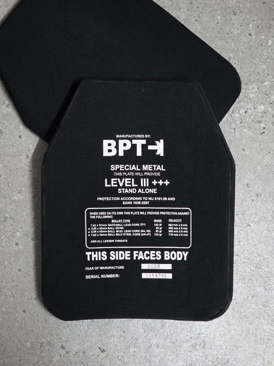 BPT Level III+++ Stand-Alone, Single-Curve (2.85kg per plate) [PAIR]